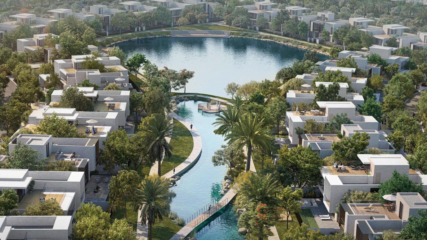 Waterfront villas in Dubai