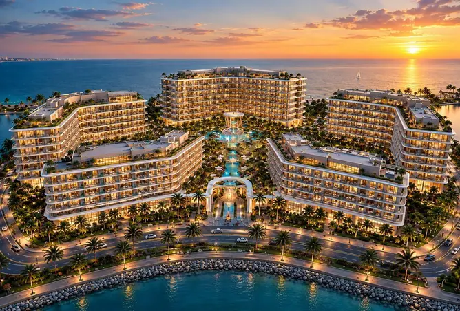 Seefa by Alef waterfront view at Maryam Island